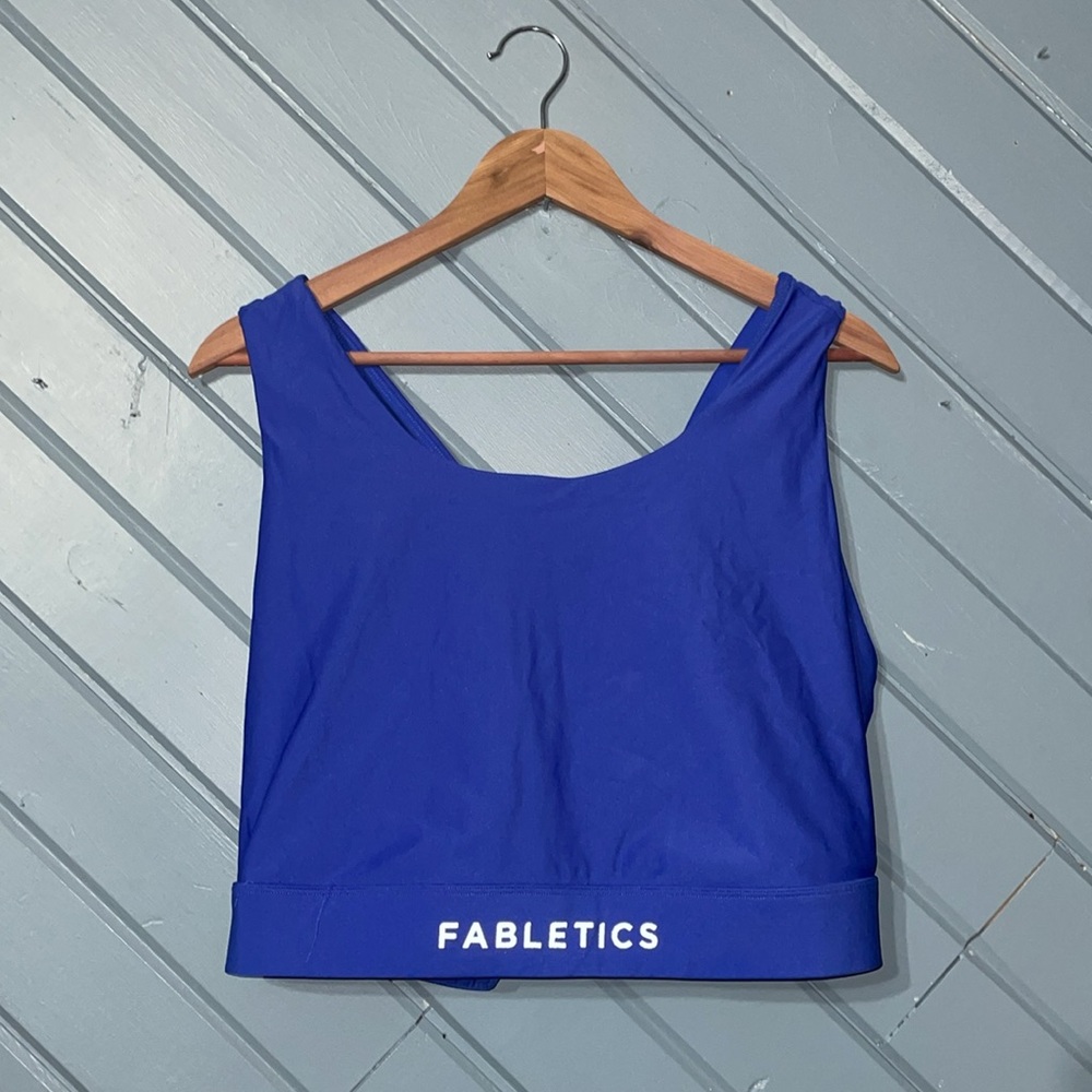 Fabletics Blue Activewear Sports Bra